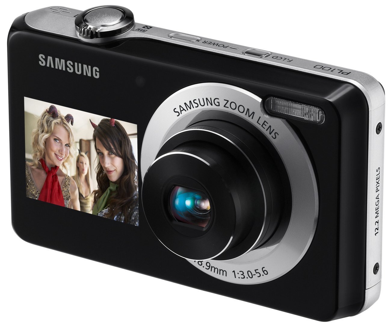 Samsung PL100 dijital kamera (12,2 megapiksel, 3 x optik zoom